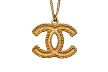 Load image into Gallery viewer, CHANEL シャネル ココマーク ラウンドチェーン ネックレス アクセサリー 14P 重量約9.9g メタル GP ゴールド 美品 中古 4b001972