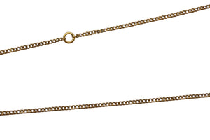 CHANEL シャネル ココマーク ラウンドチェーン ネックレス アクセサリー 14P 重量約9.9g メタル GP ゴールド 美品 中古 4b001972