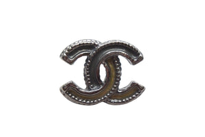 CHANEL シャネル ココマーク ラウンドチェーン ピアス A12A 重量約6.0g グレー イエロー シルバー メタル 両耳用 美品 中古 4b001980
