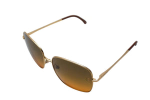 CHANEL シャネル サングラス 4191-T-Q c.125/4N サイズ58□16 135 スクエア ココマーク ブラウン グラデーション 美品 中古 4b001987