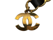 Load image into Gallery viewer, CHANEL シャネル ヴィンテージ COCO CHANELモチーフ ココマーク チェーンベルト レザー GP ゴールド 美品 中古 4b001990