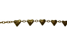 Load image into Gallery viewer, CHANEL シャネル チェーンベルト 重量約258.1g 93P刻印 ココマーク ハートモチーフ ゴールド メタル GP 美品 中古 4b001995