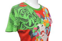 Load image into Gallery viewer, 極美品 ChristianDior クリスチャンディオール アートプリントスモール 半袖Tシャツ ホワイト マルチカラー サイズ38 中古 4b001996