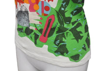 Load image into Gallery viewer, 極美品 ChristianDior クリスチャンディオール アートプリントスモール 半袖Tシャツ ホワイト マルチカラー サイズ38 中古 4b001996