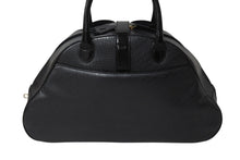 Load image into Gallery viewer, Christian Dior クリスチャンディオール ハンドバッグ MA-0011 レザー トロッター柄 ガリアーノ期 ブラック系 美品 中古 4b001998