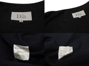 極美品 CHRISTIAN DIOR クリスチャンディオール MissDior ミスディオール ジャケット NE2Q04100 ブラック ブラウン サイズM 中古 4b002008