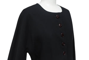 極美品 CHRISTIAN DIOR クリスチャンディオール MissDior ミスディオール ジャケット NE2Q04100 ブラック ブラウン サイズM 中古 4b002008