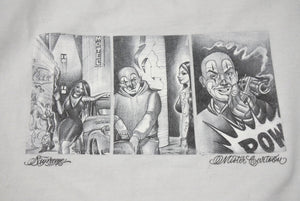 Supreme シュプリーム 24AW Mister Cartoon Pow Tee Tシャツ サイズXL ミスターカートゥーン プリント ホワイト 美品 中古 4b002013 