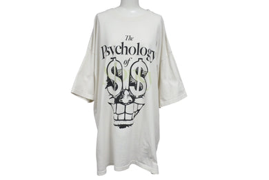 極美品 SATOSHINAKAMOTO サトシナカモト PSYCHOLOGYTEEＴシャツ RN169467 コットン サイズXL ホワイト マルチカラー 美品 中古 4b002017