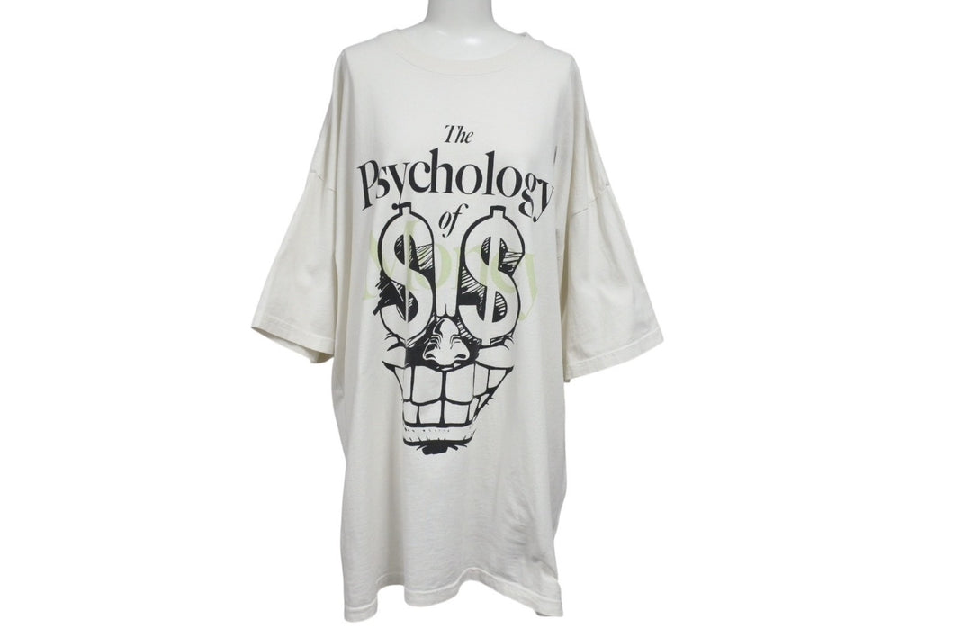 極美品 SATOSHINAKAMOTO サトシナカモト PSYCHOLOGYTEEＴシャツ RN169467 コットン サイズXL ホワイト マルチカラー 美品 中古 4b002017