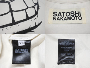 極美品 SATOSHINAKAMOTO サトシナカモト PSYCHOLOGYTEEＴシャツ RN169467 コットン サイズXL ホワイト マルチカラー 美品 中古 4b002017