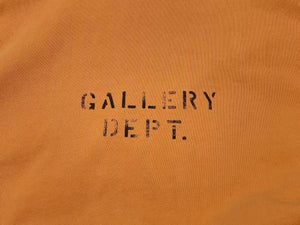 gallerydept ギャラリー デプト ロゴプルオーバーパーカー コットン センターロゴ バックロゴ サイズXL オレンジ 良品 中古 4b002019