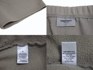 フィアオブゴッド エッセンシャルズ fog ESSENTIALS ショートパンツ カーキ コットン ポリエステル サイズM 美品 中古 4b002025