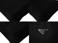 Load image into Gallery viewer, 極美品 PRADA プラダ ホーボー ハンドバッグ ワンショルダーバッグ MV515 トライアングルロゴ ナイロン ブラック 中古 4b002047