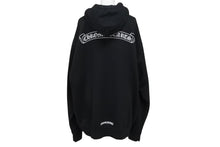 Load image into Gallery viewer, CHROME HEARTS クロムハーツ プルオーバーパーカー スクロールロゴ rn97729 サイズXXL コットン ブラック 美品 中古 4b002050