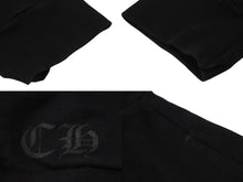 Load image into Gallery viewer, CHROME HEARTS クロムハーツ プルオーバーパーカー スクロールロゴ rn97729 サイズXXL コットン ブラック 美品 中古 4b002050