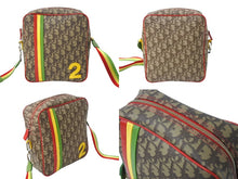 Load image into Gallery viewer, 極美品 Christian Dior クリスチャンディオール トロッター ショルダーバッグ 01-MA-0044 ラスタカラー シルバー金具 中古 4b002052