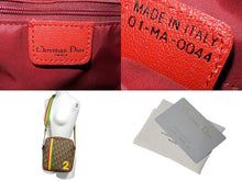 Load image into Gallery viewer, 極美品 Christian Dior クリスチャンディオール トロッター ショルダーバッグ 01-MA-0044 ラスタカラー シルバー金具 中古 4b002052