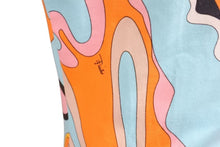 画像をギャラリービューアに読み込む, Emilio Pucci エミリオ プッチ マルチカラー 七分丈 Tシャツ 長袖 ワイドネック サイズ 36 中古 4b002060 