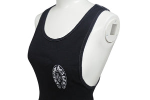 CHROME HEARTS クロムハーツ ハワイ限定 CHプラスホースシュー タンクトップ ホルノルル ブラック サイズL 中古良品 4b002061 正規品