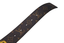 Load image into Gallery viewer, 新品未使用 LOUIS VUITTON ルイヴィトン ベルト サンチュール LVシェイプ リバーシブル MP291 モノグラム 中古 4b002066