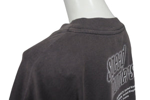 BALENCIAGA バレンシアガ スピードハンターズプリント 半袖Ｔシャツ 541877 TCV38 コットン ブラック サイズS 良品 中古 4b002069