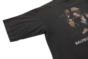 BALENCIAGA バレンシアガ スピードハンターズプリント 半袖Ｔシャツ 541877 TCV38 コットン ブラック サイズS 良品 中古 4b002069