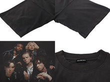 Load image into Gallery viewer, BALENCIAGA バレンシアガ スピードハンターズプリント 半袖Ｔシャツ 541877 TCV38 コットン ブラック サイズS 良品 中古 4b002069