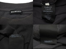Load image into Gallery viewer, BALENCIAGA バレンシアガ スピードハンターズプリント 半袖Ｔシャツ 541877 TCV38 コットン ブラック サイズS 良品 中古 4b002069