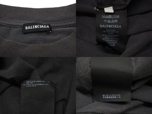 BALENCIAGA バレンシアガ スピードハンターズプリント 半袖Ｔシャツ 541877 TCV38 コットン ブラック サイズS 良品 中古 4b002069