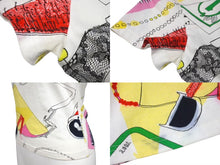 Load image into Gallery viewer, Christian Dior クリスチャンディオール ガリアーノ期 総柄 Tシャツ カットソー サドル 1E12055214 レディース ホワイト マルチカラー サイズ US 6 中古 4b002082