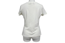 Load image into Gallery viewer, Christian Dior クリスチャンディオール ロマンティック 半袖Ｔシャツ Vネック 天使 花 犬 プリント ホワイト ジョンガリアーノ 良品 中古 4b002085