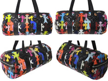 Load image into Gallery viewer, 新品同様 CHROME HEARTS クロムハーツ セメタリー クロスパッチ ボストンバッグ ミニボストン シルバー925 ブラック マルチカラー 中古 4b002088