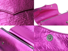 Load image into Gallery viewer, 新品同様 CHROME HEARTS クロムハーツ ハンドバッグ メタリック リミテッド ダガージップ CHクロス ピンク 中古 4b002089