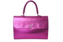 Load image into Gallery viewer, 新品同様 CHROME HEARTS クロムハーツ ハンドバッグ メタリック リミテッド ダガージップ CHクロス ピンク 中古 4b002089