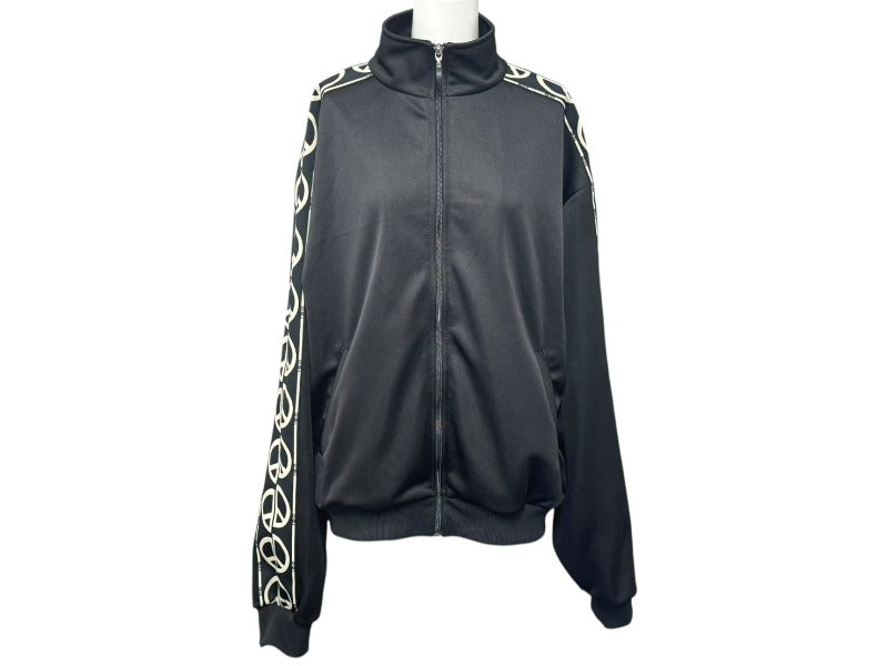 未使用 KAPITAL キャピタル スムースジャージー TH.DD トラックJKT ジャケット K2503LC105 ブラック 黒 サイズ4 XL 中古 4b002098 