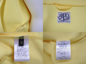 未使用 KAPITAL キャピタル スムースジャージー TH.DD トラックJKT ジャケット K2503LC105 ライトイエロー イエロー サイズ 4 XL 中古 4b002099 