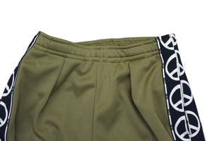 未使用 KAPITAL キャピタル スムースジャージー TH.DD バギートラックパンツ KHAKI カーキ K2503LP107 ミリタリー サイズ2 M 中古 4b002101 
