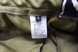 未使用 KAPITAL キャピタル スムースジャージー TH.DD バギートラックパンツ KHAKI カーキ K2503LP107 ミリタリー サイズ2 M 中古 4b002101 