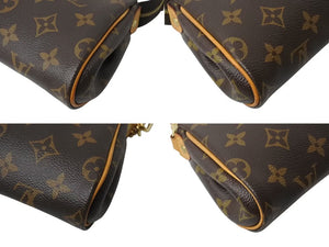 LOUIS VUITTON ルイヴィトン エヴァ ショルダーバッグ M95567 モノグラム ブラウン ゴールド金具 美品 中古 4b002104
