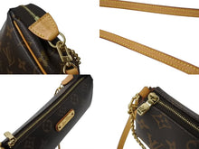 Load image into Gallery viewer, LOUIS VUITTON ルイヴィトン エヴァ ショルダーバッグ M95567 モノグラム ブラウン ゴールド金具 美品 中古 4b002104