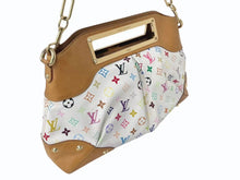 Load image into Gallery viewer, LOUIS VUITTON ルイヴィトン ジュディGM ワンショルダーバッグ M40253 モノグラム マルチカラー 村上隆 ホワイト 美品 中古 4b002108