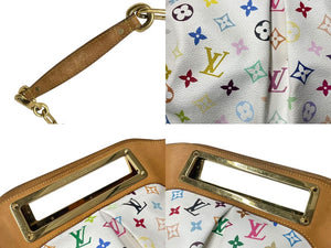LOUIS VUITTON ルイヴィトン ジュディGM ワンショルダーバッグ M40253 モノグラム マルチカラー 村上隆 ホワイト 美品 中古 4b002108