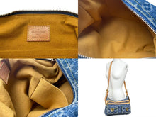Load image into Gallery viewer, LOUIS VUITTON ルイヴィトン ショルダーバッグ ワンショルダー モノグラムデニムバギーPM M95049 インディゴブルー 美品 中古 4b002115