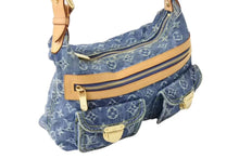 Load image into Gallery viewer, LOUIS VUITTON ルイヴィトン ショルダーバッグ ワンショルダー モノグラムデニムバギーPM M95049 インディゴブルー 美品 中古 4b002115