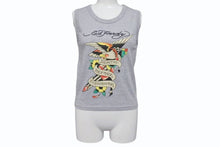 Load image into Gallery viewer, 新品未使用 Ed Hardy エドハーディ タンクトップ キッズ ED-34-02 CHINA製 コットン グレー マルチカラー サイズ140 中古 4b002120
