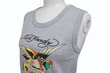 Load image into Gallery viewer, 新品未使用 Ed Hardy エドハーディ タンクトップ キッズ ED-34-02 CHINA製 コットン グレー マルチカラー サイズ140 中古 4b002120