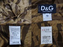 Load image into Gallery viewer, DOLCE &amp; GABBANA D&amp;G ドルチェアンドガッバーナ ツイード デニム 切り替え ロングコート ブラウン サイズXS 美品 中古 4b002153