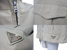 Load image into Gallery viewer, PRADA プラダ 2010年製 ラッピングストラップ ショートレングスコート 88721J ベージュ サイズS 美品 中古 4b002154