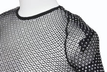 Load image into Gallery viewer, 極美品 BALENCIAGA バレンシアガ 23FW クリスタル メッシュ ミニドレス 748657 3D2B4 ブラック サイズS 中古 4b002156